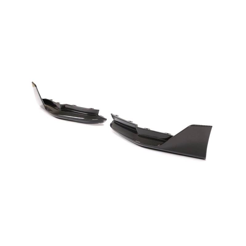 Auto Heckstoßstangensplitter Flaps Schürze Kompatibel mit BMW 3er G80 M3 2021 2022 Hecksplitter Diffusor Lip Winglets Dry Carbon von DOPQNYLZW