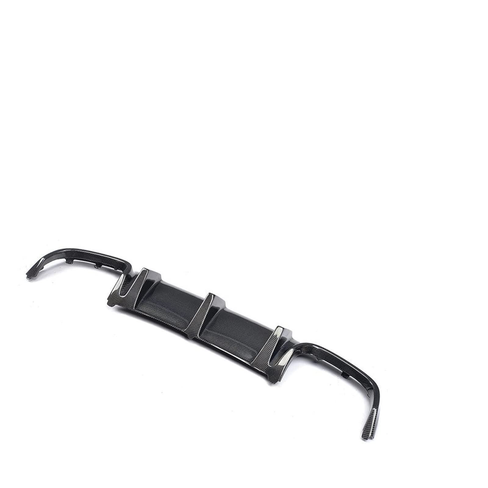 Carbon Fiber Heckstoßstangen-Diffusor-Lippenspoiler Kompatibel mit Mercedes Benz C-Klasse W204 C63 AMG Limousine 4-Türer 2008-2011(Carbon Fiber) von DOPQNYLZW