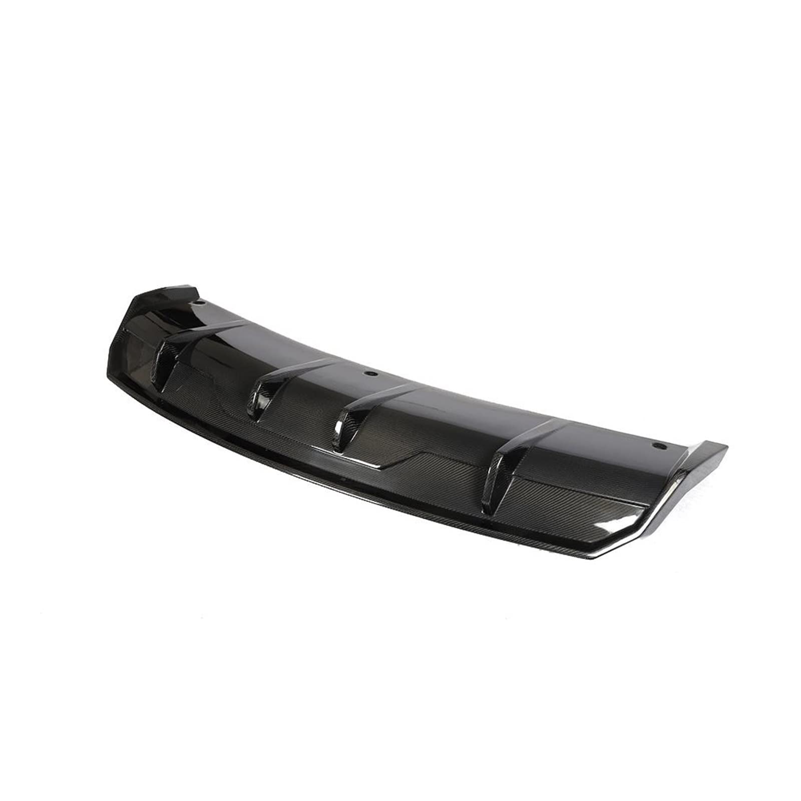 Carbon Fiber Heckstoßstangen-Diffusor-Lippenspoiler Kompatibel mit Tesla Model 3 2016-2019 Auto Heckstoßstangen-Diffusor-Lippensplitter-Spoiler(Gloss Diffuser) von DOPQNYLZW