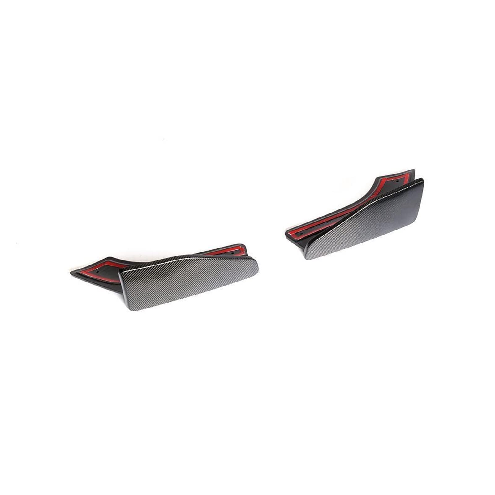 Carbonfaser-Diffusorlippe for die Heckstoßstange mit Splitterschürze, kompatibel mit BMW F15 X5 M-Tech M-Sport-Stoßstange, nur 2014–2018, Autospoiler(2 pcs) von DOPQNYLZW