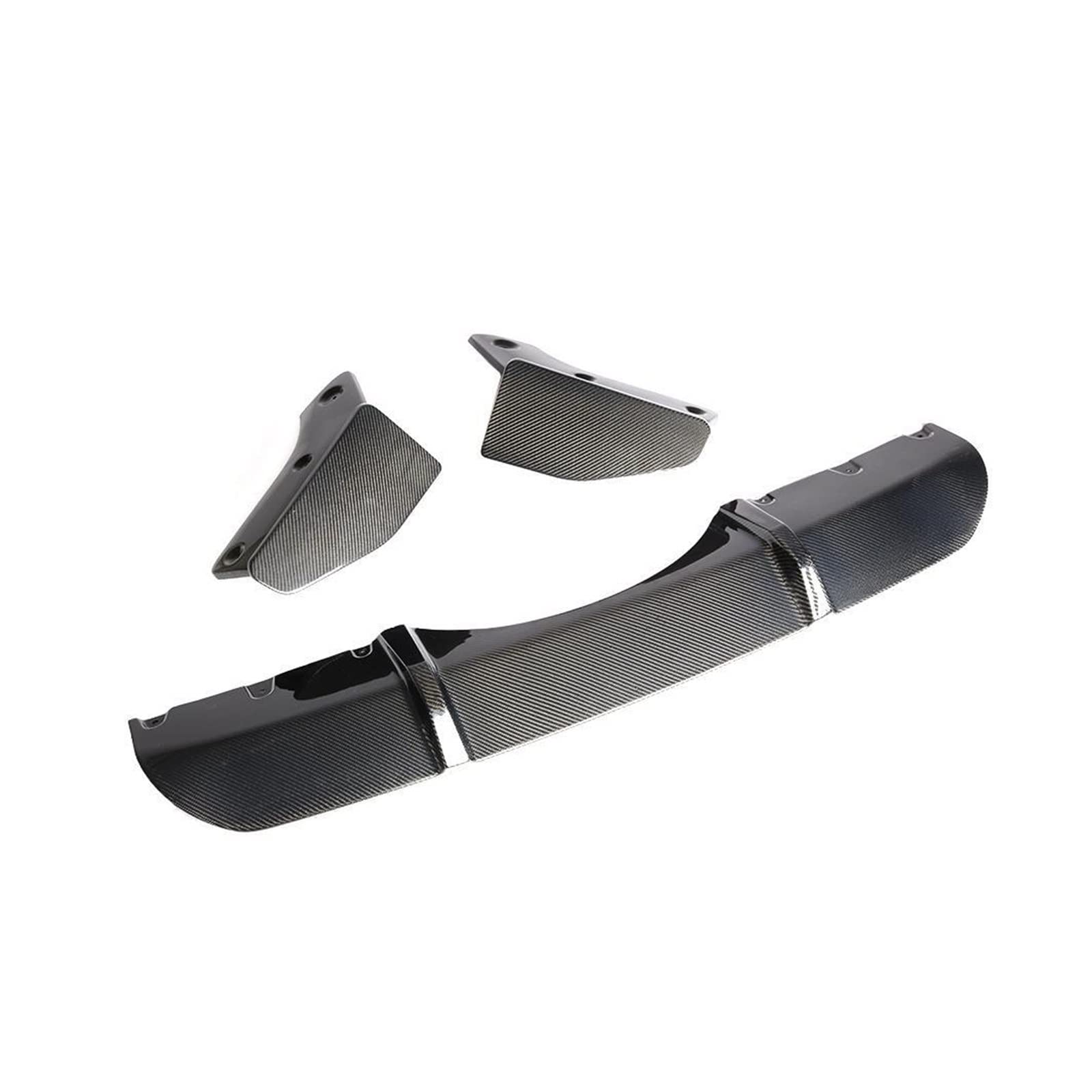 Carbonfaser-Diffusorlippe for die Heckstoßstange mit Splitterschürze, kompatibel mit BMW F15 X5 M-Tech M-Sport-Stoßstange, nur 2014–2018, Autospoiler(3 pcs) von DOPQNYLZW