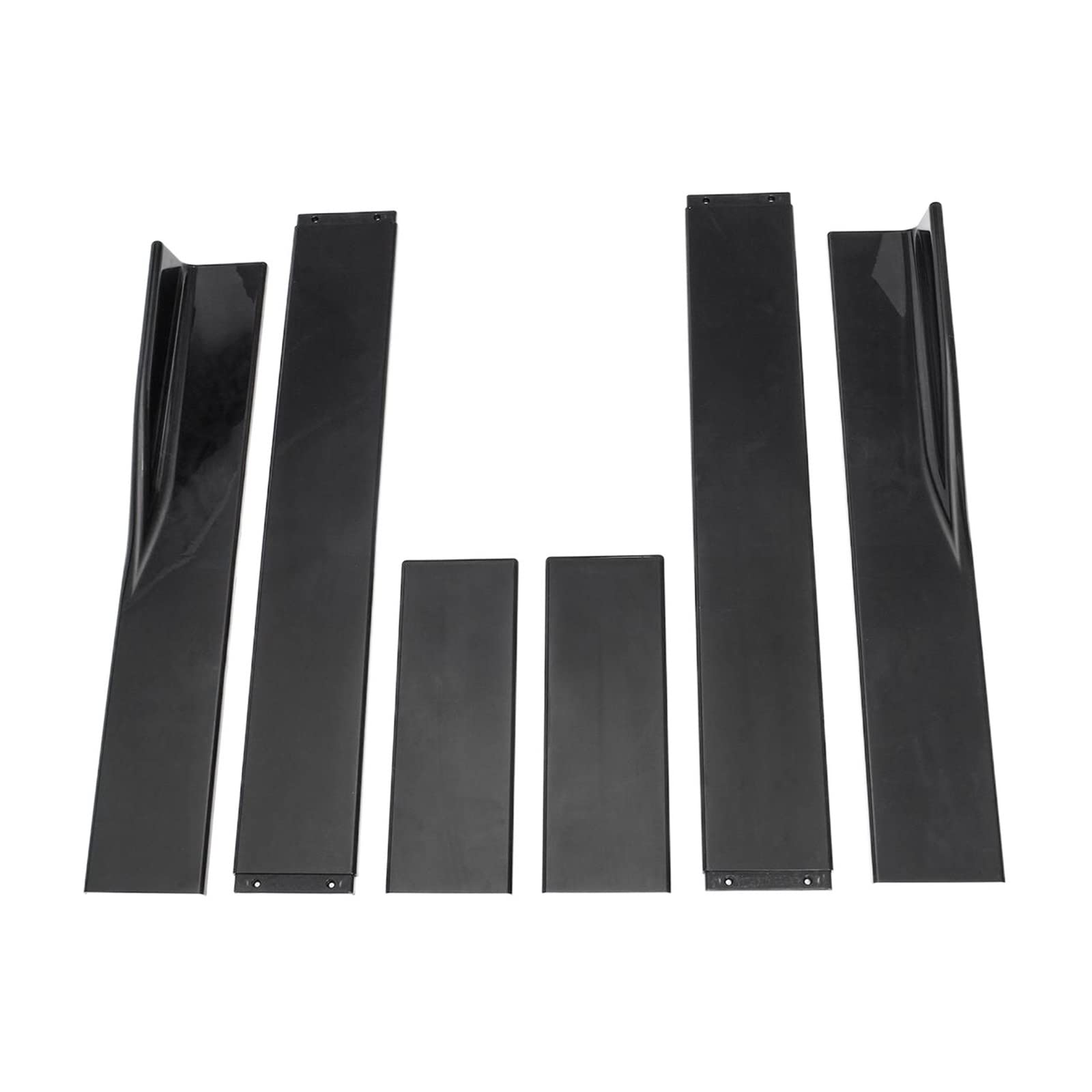 DOPQNYLZW 2M 2,2M Seitenschweller Universal kompatibel mit Nissan 370Z 350Z Altima 2006-2022 Verlängerungssplitter Schürzensplitter Winglet Autozubehör(2M Black) von DOPQNYLZW