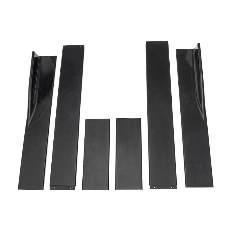 DOPQNYLZW 2M 2,2M Seitenschweller Universal kompatibel mit Nissan 370Z 350Z Altima 2006-2022 Verlängerungssplitter Schürzensplitter Winglet Autozubehör(2M Black) von DOPQNYLZW
