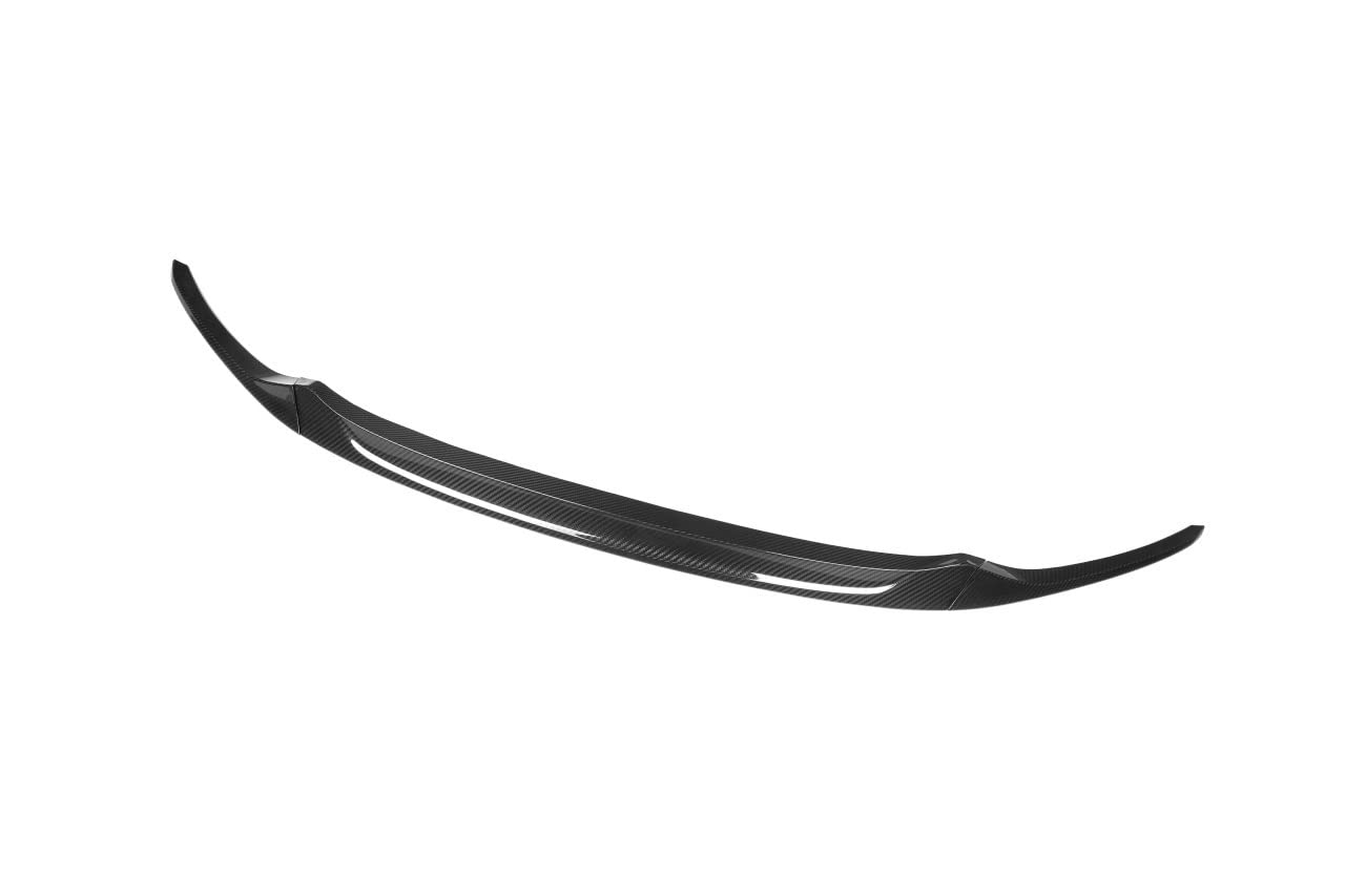 Frontlippenspoiler, Kinnschaufel, kompatibel mit BMW 8er G14 G15 G16 2020 + Auto-Frontstoßstangenschutz, trockene Kohlefaser(FRP Unpainted Black) von DOPQNYLZW