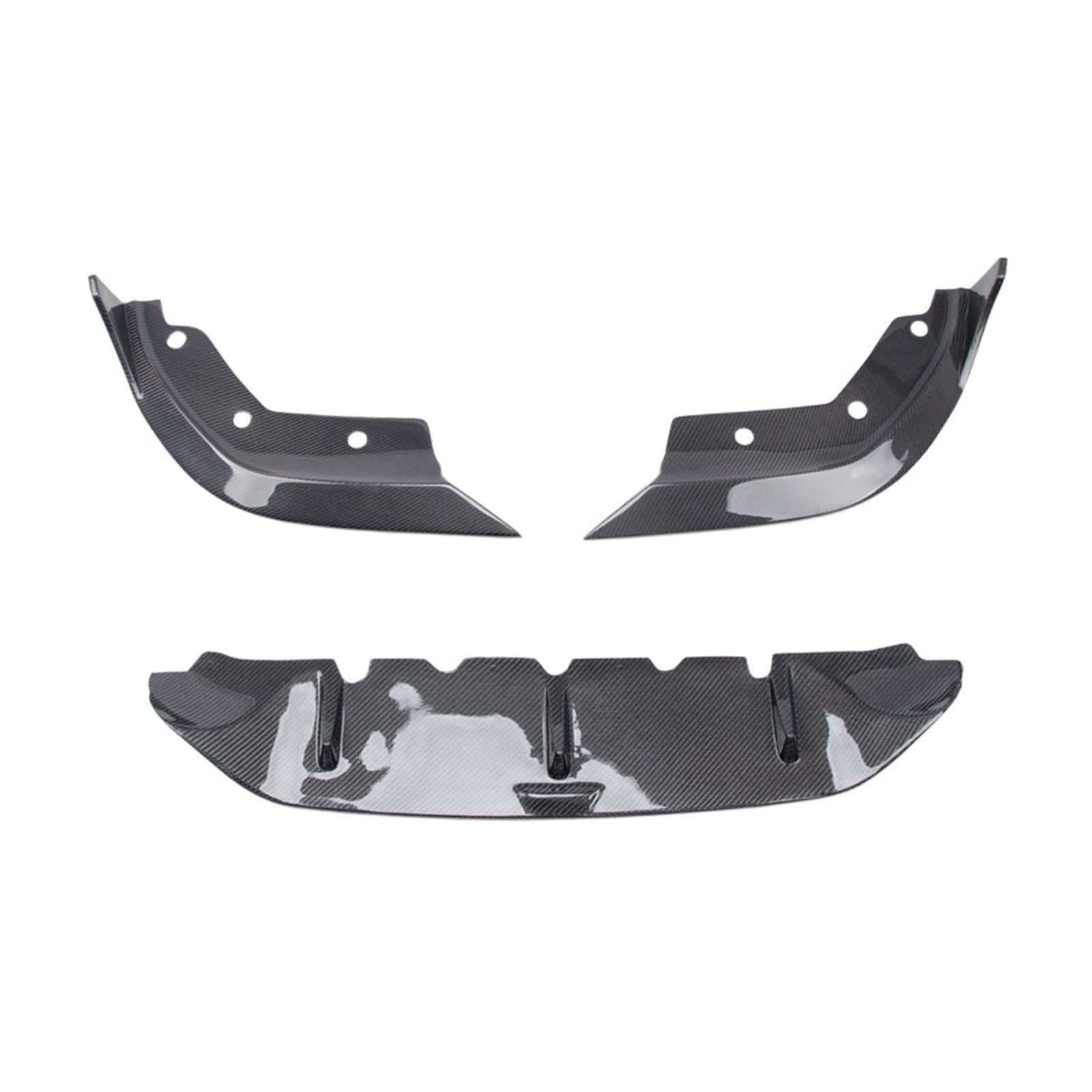 Frontstoßstangenlippe kompatibel mit BMW 3er G20 G21 M Sport 2017–2022, Kohlefaser-Frontstoßstangenlippe, Spoiler, Splitter, Schutz, 3 Stück/Set Frontstoßstangenlippe kompatibel mit BMW 3er G20 G21 M Sport 2017–2022, Kohlefaser-Frontstoßstangenlippe, Spoiler, Splitter, Schutz, 3 Stück/Set von DOPQNYLZW
