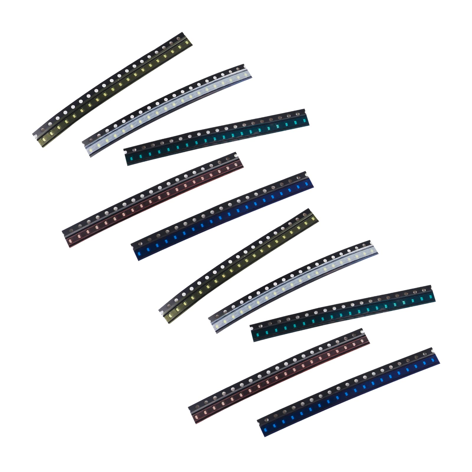 2pcs 0603 5 colours 200-teiliges SMD-LED-Dioden-Set, 0603-Lichter, verschiedene Dioden, SMD-LED-Dioden-Set, grün, rot, weiß, blau, gelb, Beleuchtungsbirne, je 40 Lampen, Leuchtdioden, 0603-LED-Set 2pcs 0603 5 colours 200-teiliges SMD-LED-Dioden-Set, 0603-Lichter, verschiedene Dioden, SMD-LED-Dioden-Set, grün, rot, weiß, blau, gelb, Beleuchtungsbirne, je 40 Lampen, Leuchtdioden, 0603-LED-Set von DORHEA