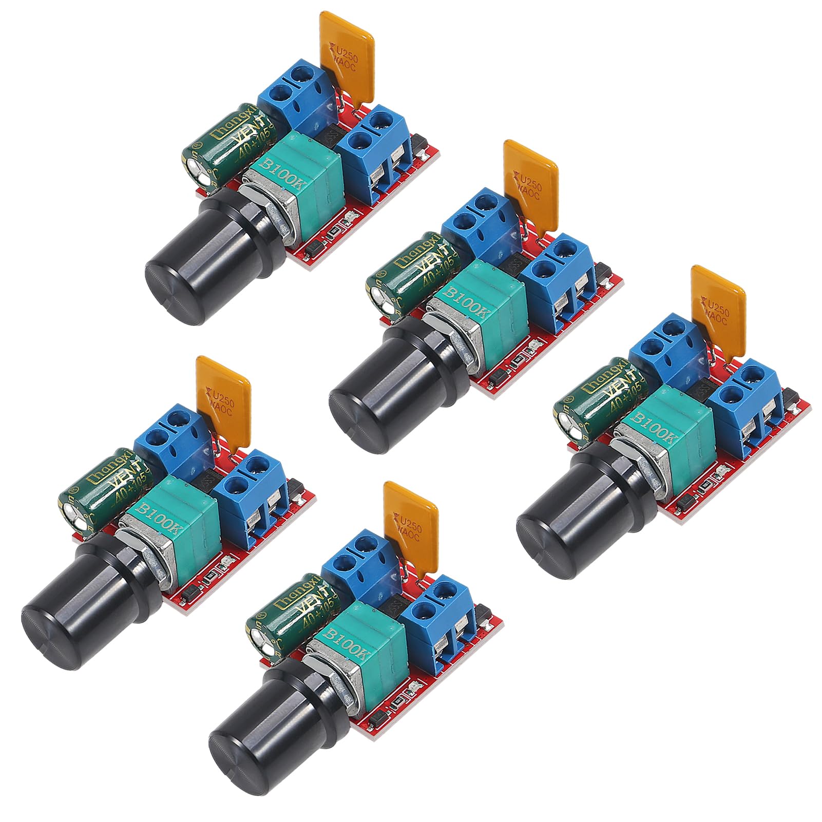 5Pcs 5A DC Motor Speed Controller Modul 3V-35V Schalter Controller LED Dimmer Einstellbar PWM 3V 6V 12V 24V 35V Max 90W 5Pcs 5A DC Motor Speed Controller Modul 3V-35V Schalter Controller LED Dimmer Einstellbar PWM 3V 6V 12V 24V 35V Max 90W von DORHEA