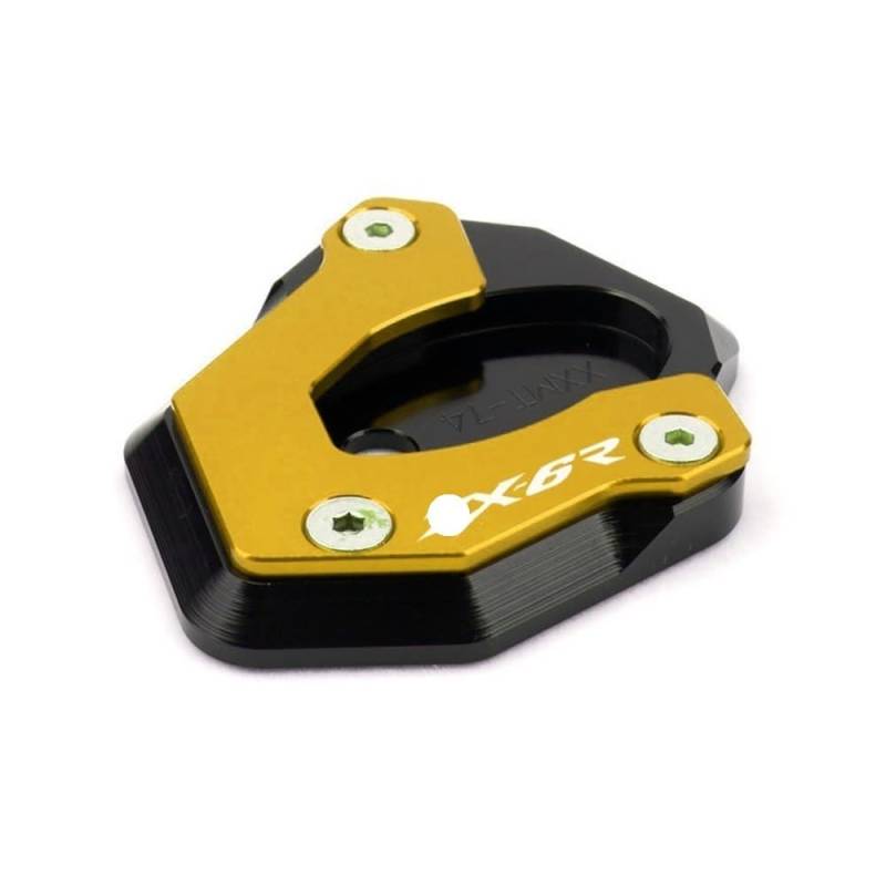 Motorrad Halterung Für Ka&was&AKI ZX-6R ZX6R ZX 6R ZX-10R ZX10R ZX 10R Motorrad CNC Kickstand Fuß Seitenständer Verlängerung Stützplatte Pad von DORTNVYEQ