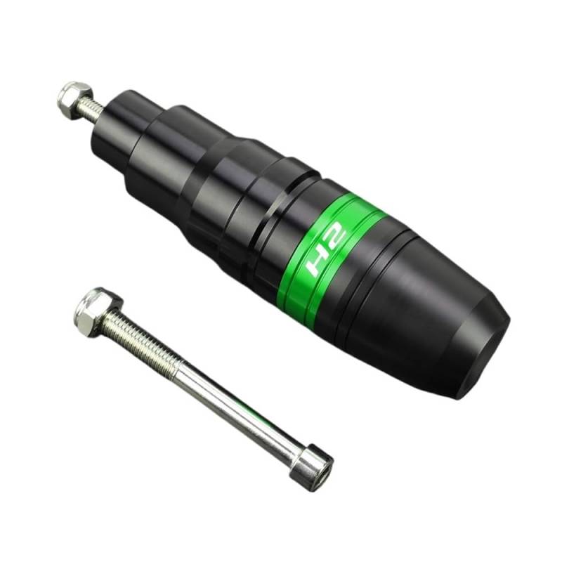 Schutz Crash-Pad Ball FÜR Ka&wasaki ZH2 Z H2 H2SX NI&nja H2 R H2R Motorrad Zubehör CNC Absturzsicherung Auspuff Slider Crash Pad Slider von DORTNVYEQ