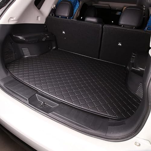 Auto Leder Kofferraummatte für BMW 330e 2021-2023, Antirutschmatte Wasserdicht Kratzfeste Kofferraumwanne Kofferraumschutz,Black von DOUII
