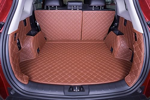 Auto Leder Kofferraummatte für BMW X5 2019-2023(5seats), Antirutschmatte Kofferraum Schutzmatte Kofferraumschutz, Kratzfeste Zubehör,Coffee von DOUII