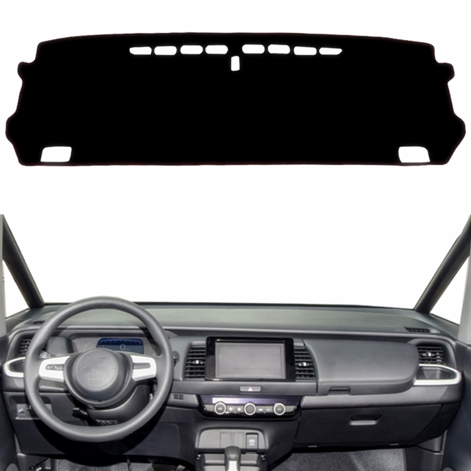 Armaturenbrett-Abdeckung, Armaturenbrett-Matte, für Honda Fit Jazz 2020 2021 2022, Armaturenbrett-Abdeckung, Matte, Sonnenschutz, schützt Teppich, blendfrei Armaturenbrett-Abdeckung, Armaturenbrett-Matte, für Honda Fit Jazz 2020 2021 2022, Armaturenbrett-Abdeckung, Matte, Sonnenschutz, schützt Teppich, blendfrei von DOUKI