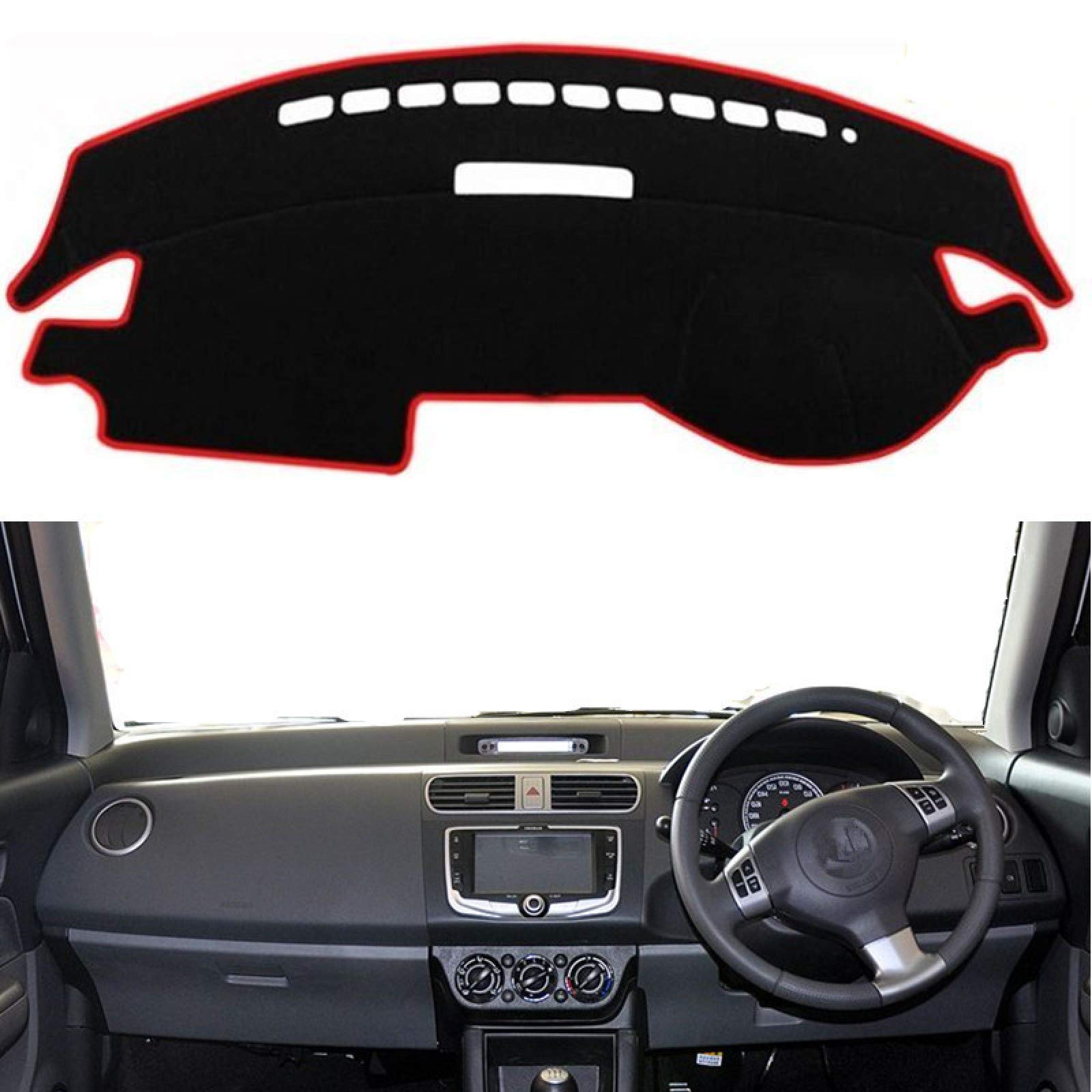 Armaturenbrett-Abdeckung, Armaturenbrett-Matte, für Suzuki Swift Sport 2005 2006 2007–2010, Armaturenbrett-Abdeckung, Matte, Sonnenschutz, schützt Teppich, blendfrei von DOUKI