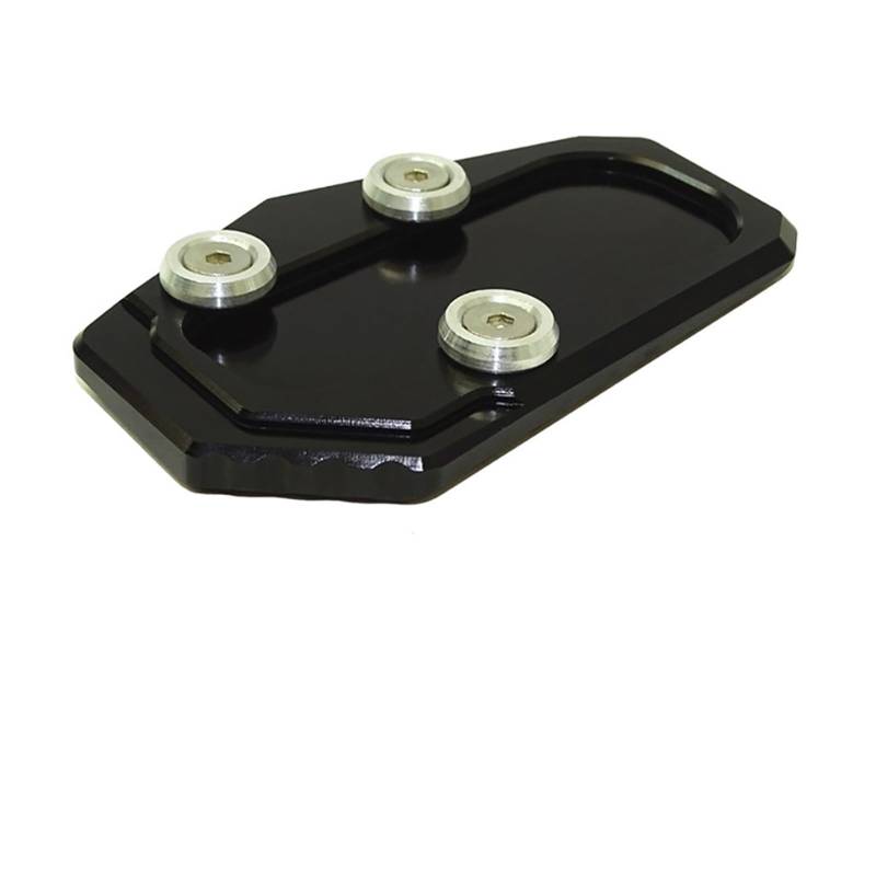 DOUKI Motorrad Seitenständerplatte Pad Für bm&w R1200RT R1200 RT R 1200 RT 2014-2018 Motorrad CNC Kickstand Fuß Seitenständer Verlängerung Vergrößern Pad Stützplatte (Color : Black) von DOUKI