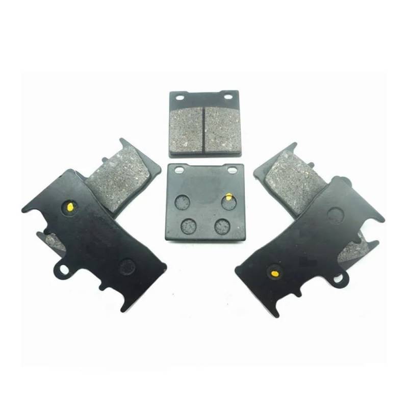 Für KAWASAKI ZR1100 ZRX1100 1997-2000 ZR1100 ZRX1100 II 1997-1999 ZR ZRX 1000 ZRXII Motorrad Halbmetall Vorne Und Hinten Bremsbeläge Bremse (Farbe : Vorderseite und Rückseite) von DOUKI