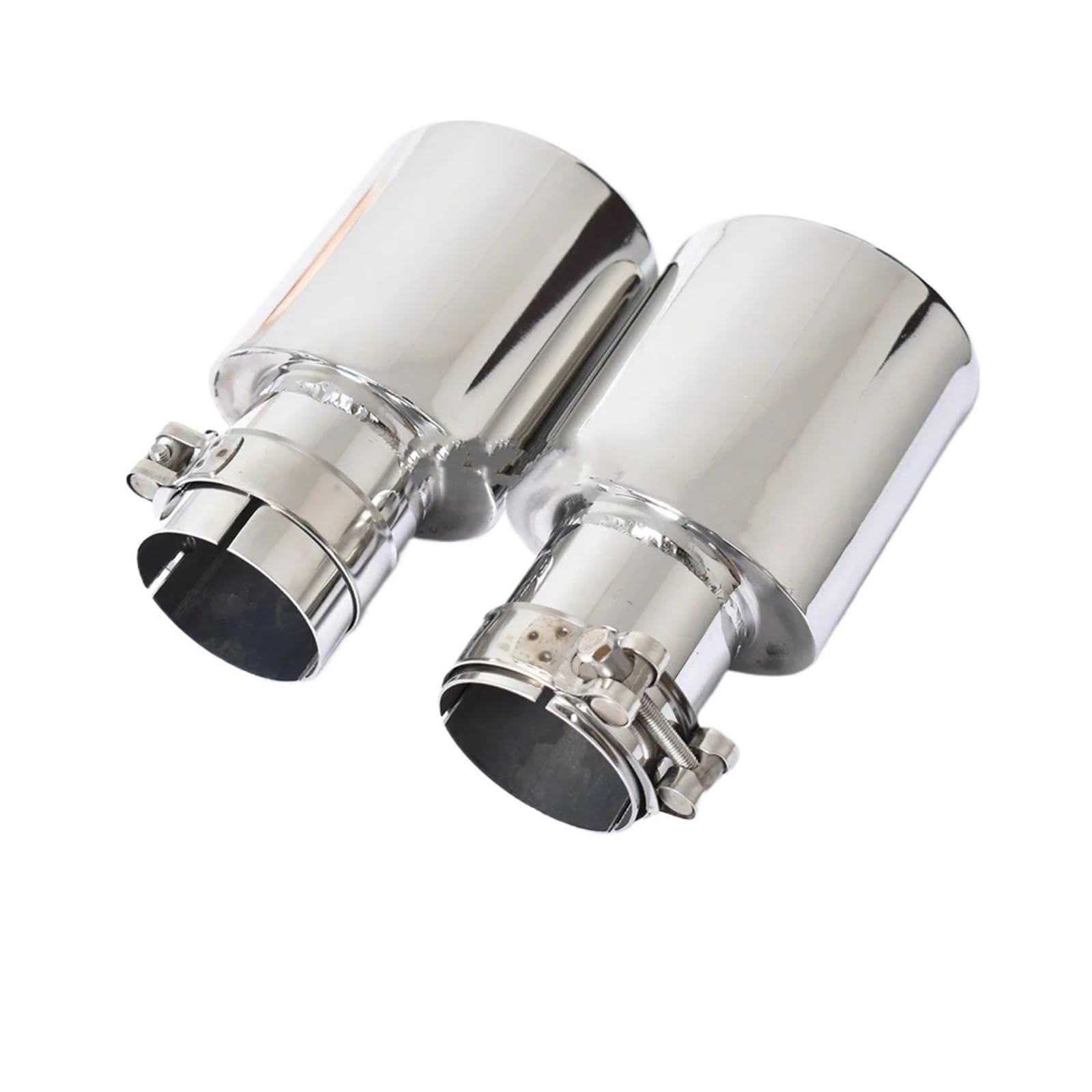 Auspuffblende 1 PC Für Reiz Für Carola Auspuff Spitze Schalldämpfer Rohr Oval Edelstahl Universal Auto Zubehör Outlet 105 Mm Auspuffendrohr(IN 63mm Size B) von DPEDFVXVMR