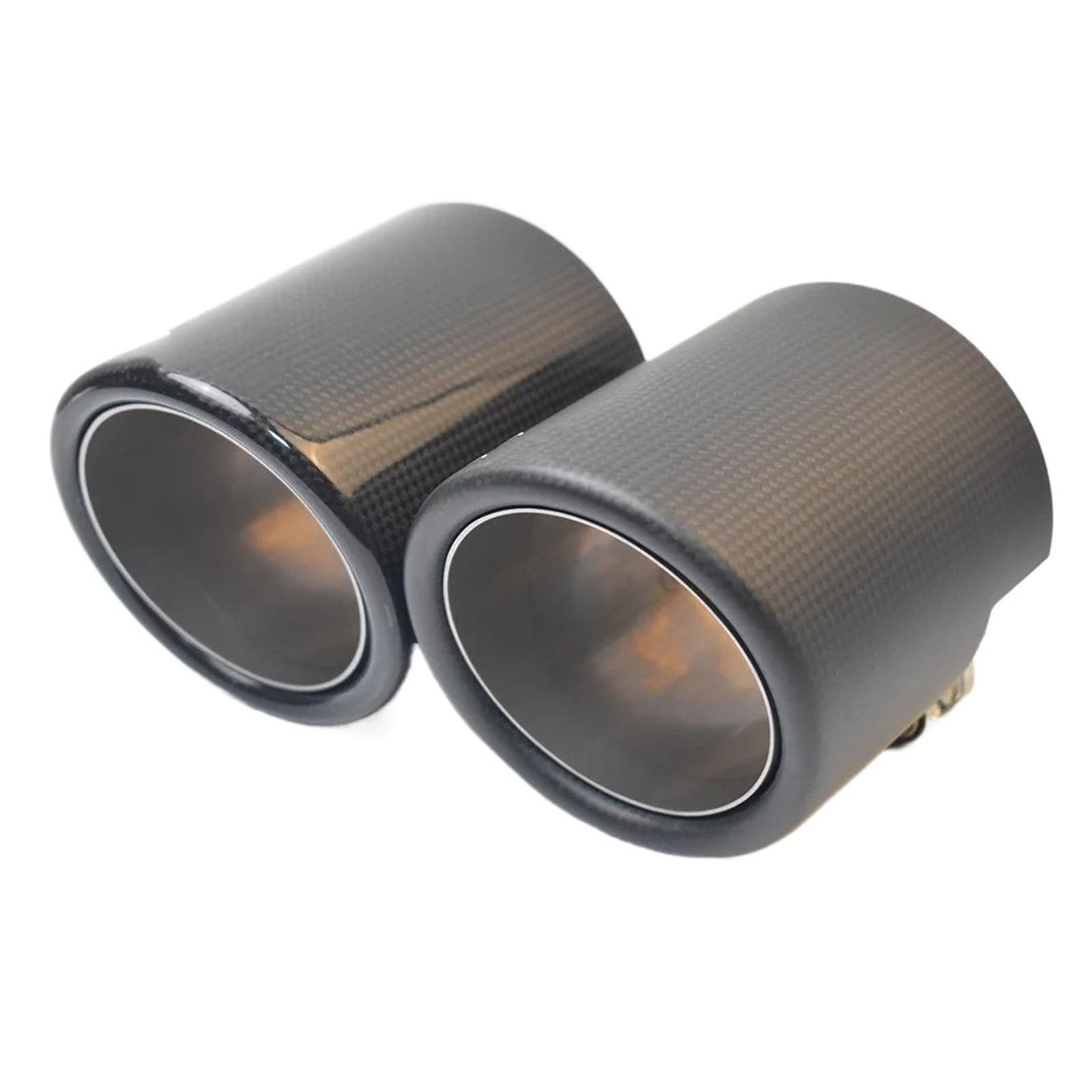 Auspuffblende 1 Stück Auto-Auspuffendrohr Schalldämpfer Spitze 101mm Outlet Curly Edge Carbon Für CX-5 Für Cx-4 Für Cx-3 Auspuffendrohr(57-101mm) von DPEDFVXVMR