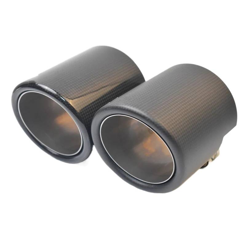 Auspuffblende 1 Stück Auto-Auspuffendrohr Schalldämpfer Spitze 101mm Outlet Curly Edge Carbon Für CX-5 Für Cx-4 Für Cx-3 Auspuffendrohr(57-101mm) von DPEDFVXVMR