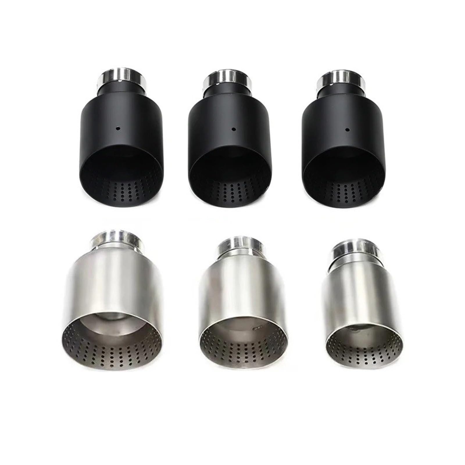 Auspuffblende 1 Stück Für GTI MK7 Für Golf 7 Auto Universal-Auspuffblende Matt Edelstahl Schalldämpfer Spitze Düse 63MM 60mm Auspuffendrohr(A ID63MM OD89MM) von DPEDFVXVMR