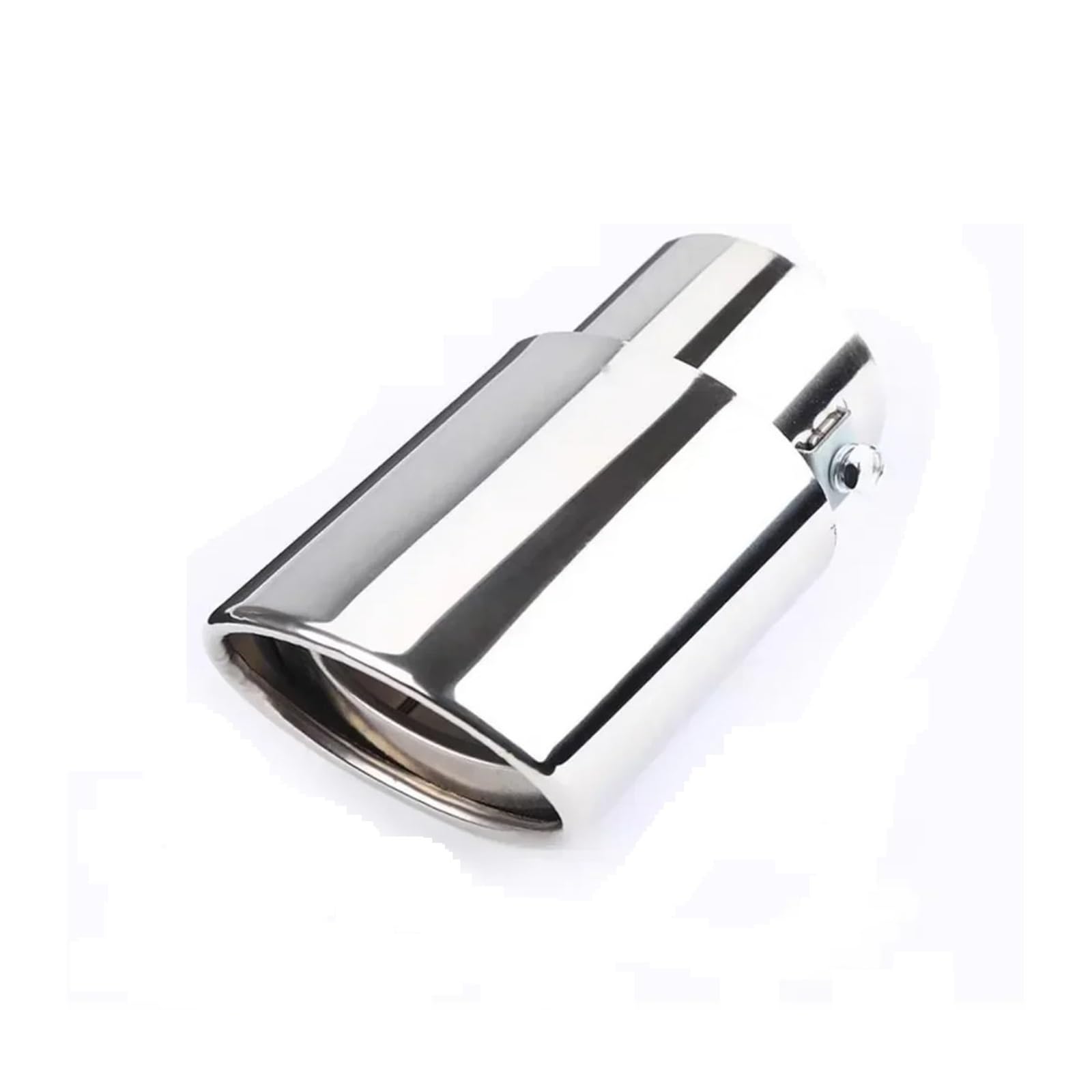 Auspuffblende 1PCS Universal Auto Auto Hinten Schwanz Throat Liner Zubehör Stahl Rohr Chrome Trim Modifizierte Auspuff Spitze Edelstahl Auspuffendrohr(1) von DPEDFVXVMR