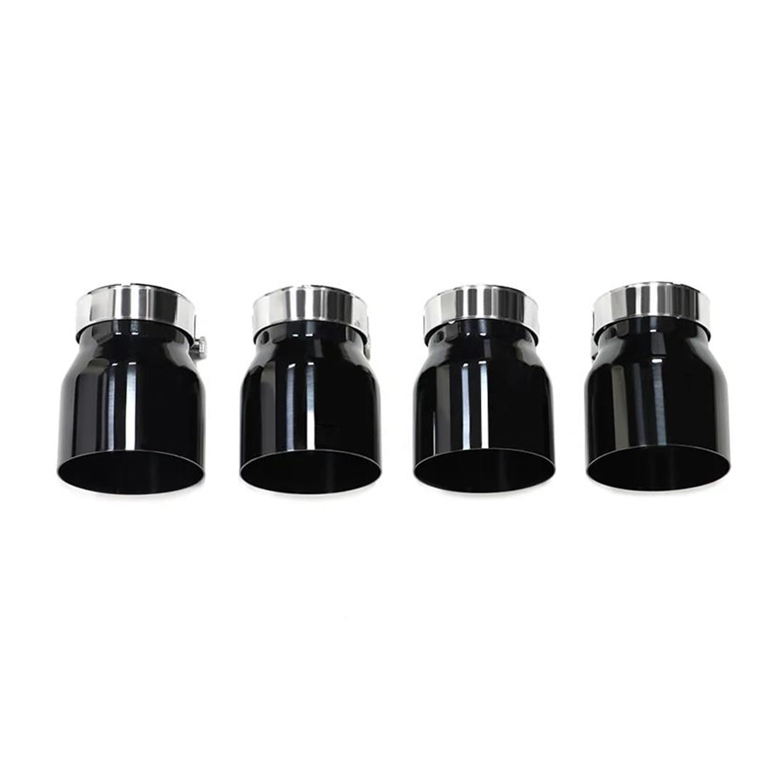 Auspuffblende 4 Stück Für M2 F87 F80 Für M3 F82 F83 Für M4 Auto Edelstahl Auspuffspitzen Schalldämpfer Spitze Endrohr Düse Auspuffendrohr(Black) von DPEDFVXVMR
