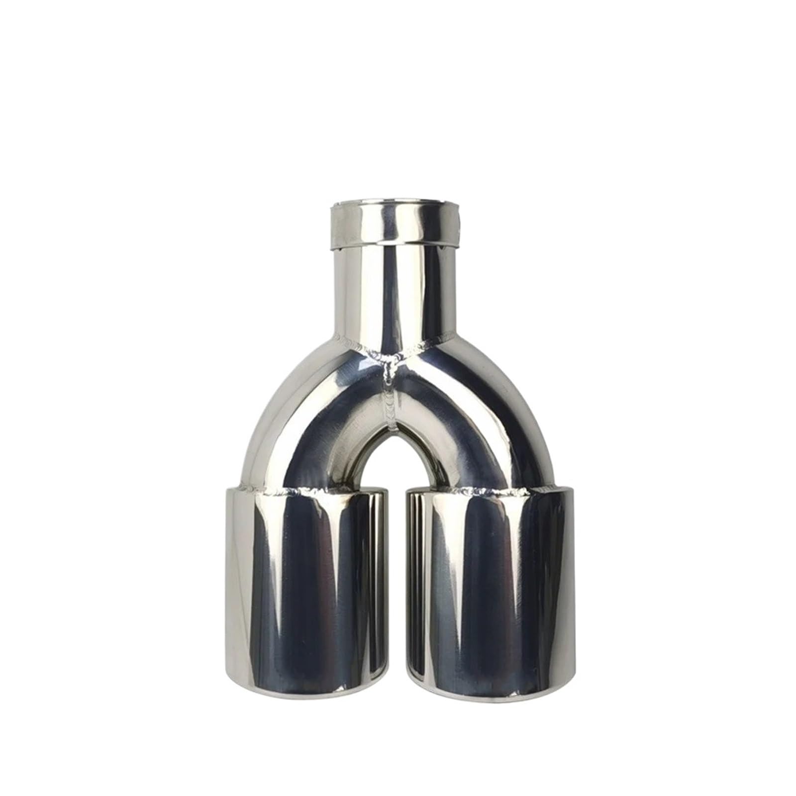 Auspuffblende 51mm 63mm Auto Styling Schalldämpfer Auspuff Schwanz Edelstahl Multi-größe Dual Outlet Auto Schalldämpfer Kehle Rohr Spitze Universal Auspuffendrohr(1 60MM) von DPEDFVXVMR