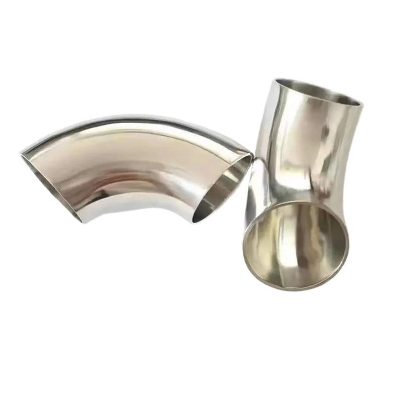 Auspuffblende Auto 51mm 63mm 76mm OD Sanitär 90 Grad Ellenbogen Rohr 304 Edelstahl Auspuffrohr Schalldämpfer Auspuffendrohr(1pcs 60mm) von DPEDFVXVMR