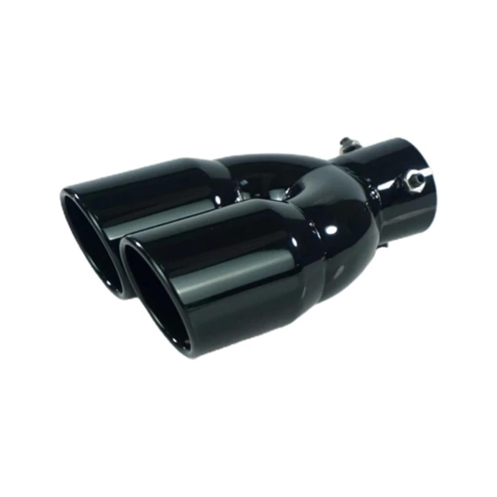 Auspuffblende Auto-Auspuffspitze Einlass 63Mm Edelstahl Doppelauslass Schalldämpfer Endrohr Auspuffendrohr Auspuffendrohr(Black Z) von DPEDFVXVMR