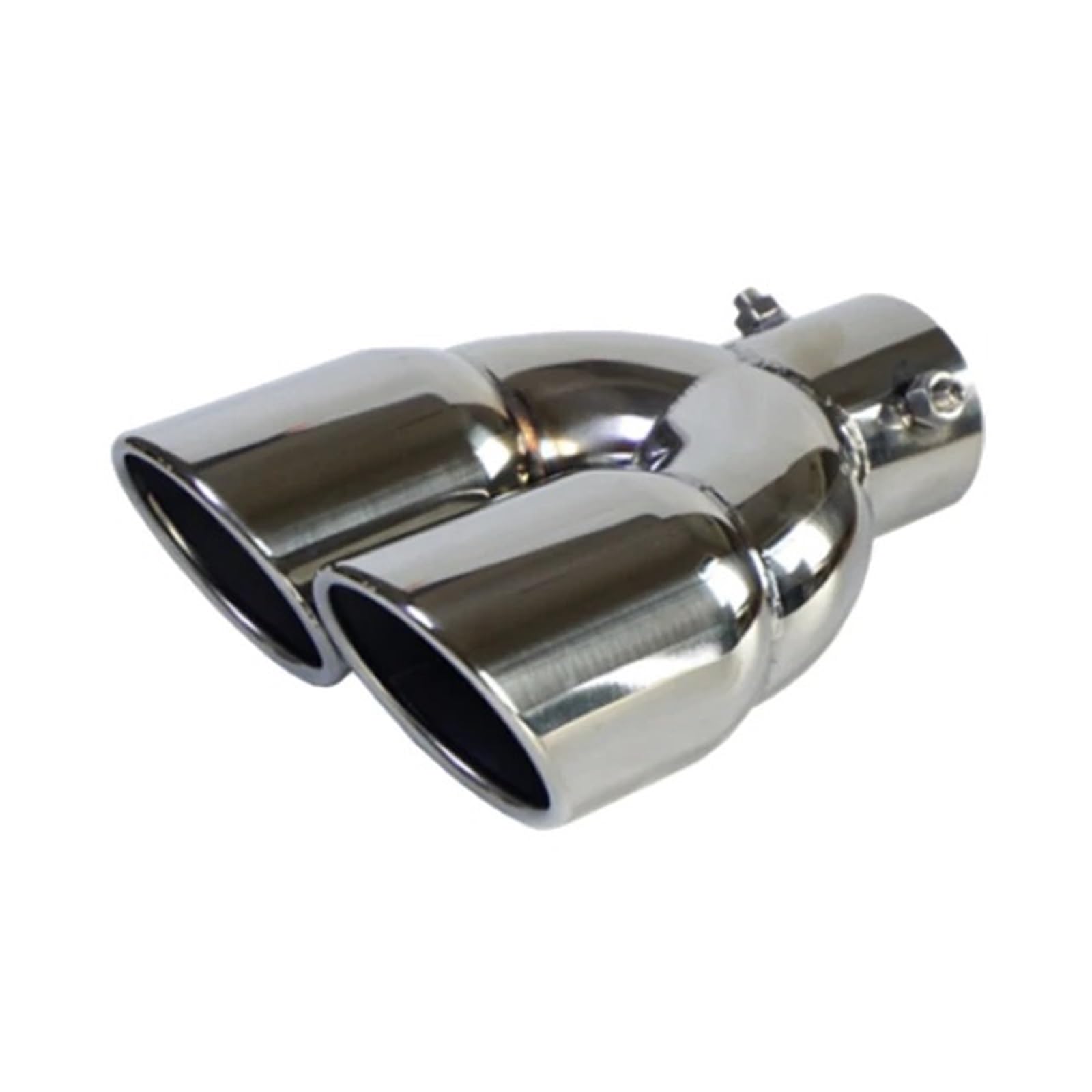Auspuffblende Auto-Auspuffspitze Einlass 63Mm Edelstahl Doppelauslass Schalldämpfer Endrohr Auspuffendrohr Auspuffendrohr(Silver Z) von DPEDFVXVMR