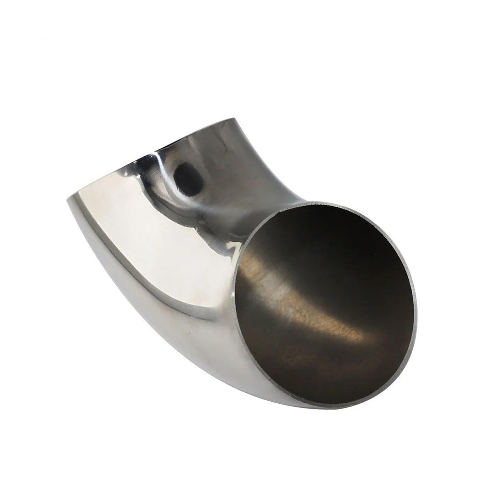 Auspuffblende Auto-Schalldämpfer Geschweißtes Rohr Mehrere Größen Universeller 90-Grad-Edelstahl Sanitär-Winkelschweiß-Auspuffrohrverschraubung Auspuffendrohr(63MM-1.2MM) von DPEDFVXVMR