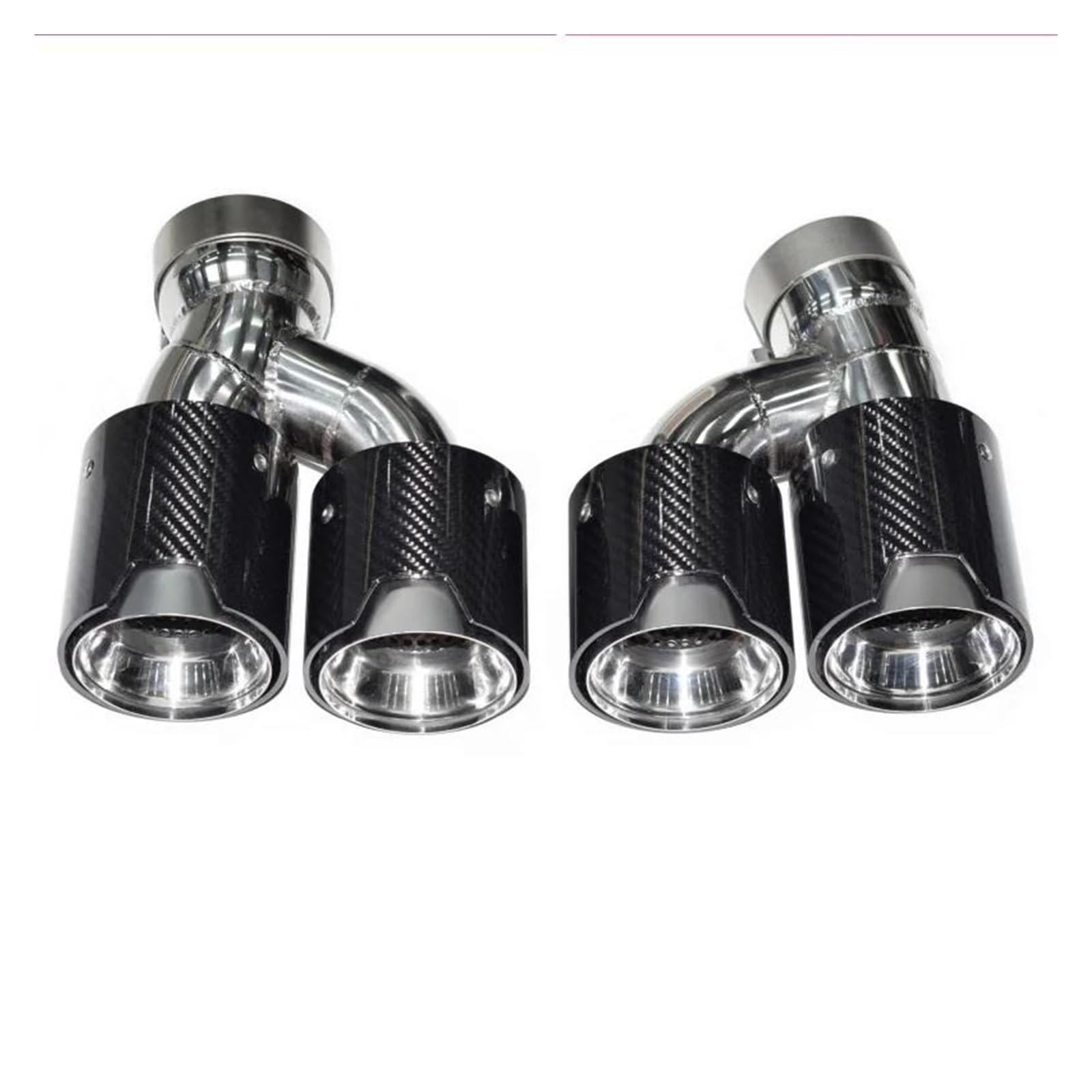 Auspuffblende Für 5er G30 G31 Auto-Endrohr Auspuffrohr Carbonfaser Schalldämpfer Spitze Düse Modifikation Auspuffendrohr(6) von DPEDFVXVMR