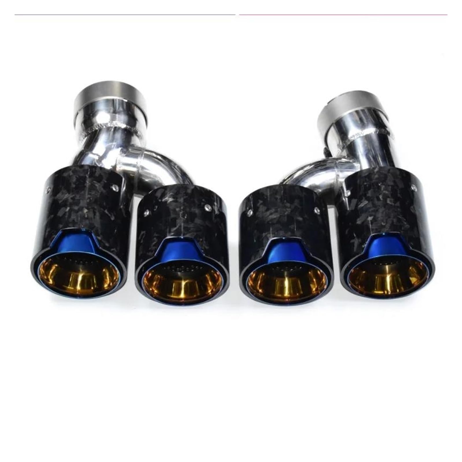 Auspuffblende Für 5er G30 G31 Auto-Endrohr Auspuffrohr Carbonfaser Schalldämpfer Spitze Düse Modifikation Auspuffendrohr(8) von DPEDFVXVMR