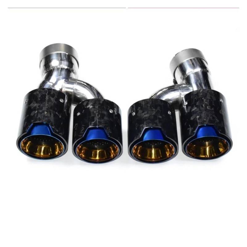 Auspuffblende Für 5er G30 G31 Auto-Endrohr Auspuffrohr Carbonfaser Schalldämpfer Spitze Düse Modifikation Auspuffendrohr(8) von DPEDFVXVMR