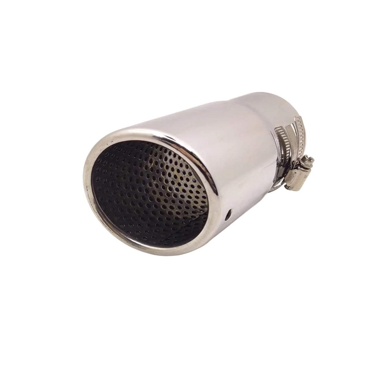 Auspuffblende Für A4 Für Tiguan Automobil Modifikation Teile Auspuffrohr Schalldämpfer 1Pc Edelstahl Auspuff Hinten Schalldämpfer Geeignet Auspuffendrohr(Silver) von DPEDFVXVMR