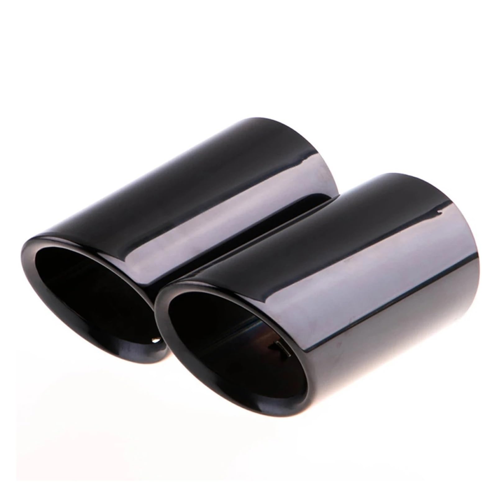 Auspuffblende Für Sagitar Für Lavida Für Bora Für Golf Für Tiguan Für Scirocco Auto Edelstahl Auspuff Endrohre Auspuffendrohr(Black) von DPEDFVXVMR