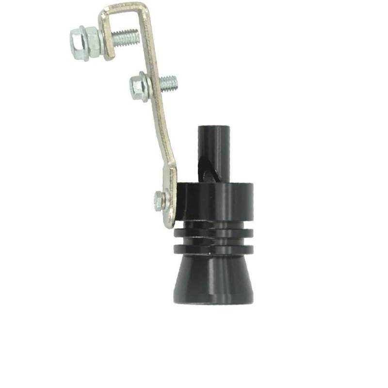 Auspuffblende Universal Auto Sound Simulator Turbo Sound Whistle Schalldämpfer Auspuffrohr Zubehör Auspuffendrohr(Black XL 1PC) von DPEDFVXVMR