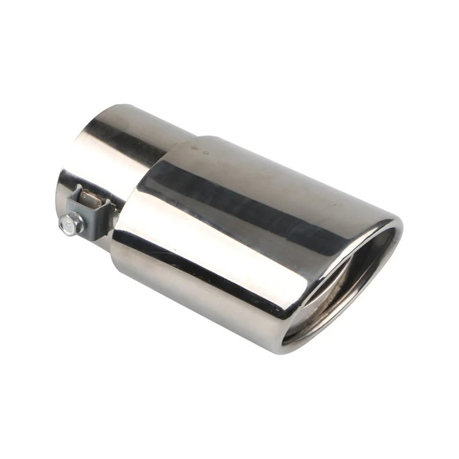 Auspuffblende Universal Schwanz Hinten Chrom Runde Auspuffrohr Schwanz Spitze Rohr Auto Auspuff Schalldämpfer Spitze Runde Edelstahl Auspuffendrohr(3) von DPEDFVXVMR