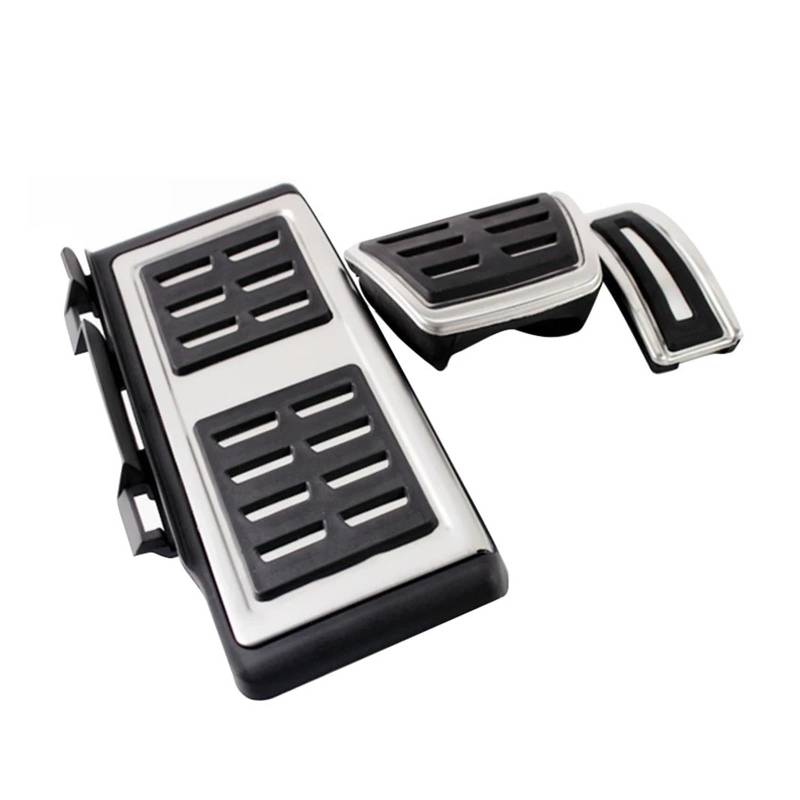 Auto Fußpedal Für Octavia 3 Für A7 Auto Bremse Kupplung Pedal Zubehör Kraftstoff Fuß Gaspedal Bremspedal Abdeckung Kupplungspedal(Footrest at 3pcs) von DPEDFVXVMR