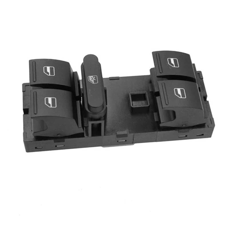 Fenstersteuerschalter 1K4959857B Für Jetta Für Golf Für Passat Für CC Für Touran Für Tiguan Auto Elektrische Master Fenster Schalter Taste Elektrische Fensterheber(1pcs) von DPEDFVXVMR