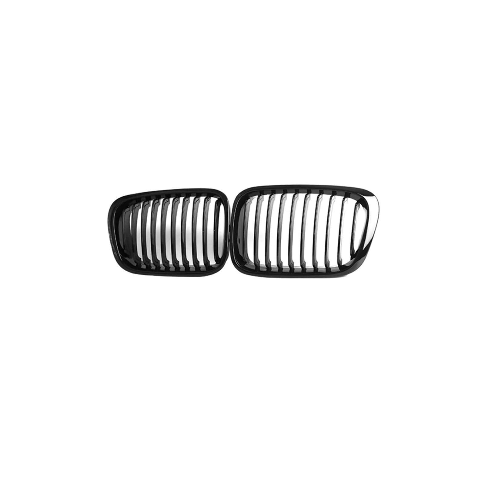 Haubengrill 2 Stücke Für 3Serie E46 320i 328i 330i 1998-2001 Auto Front Nierengrill Racing Grille Glanz Schwarz Vorne Haube Kühlergrill(4 Door Gloss Black) von DPEDFVXVMR