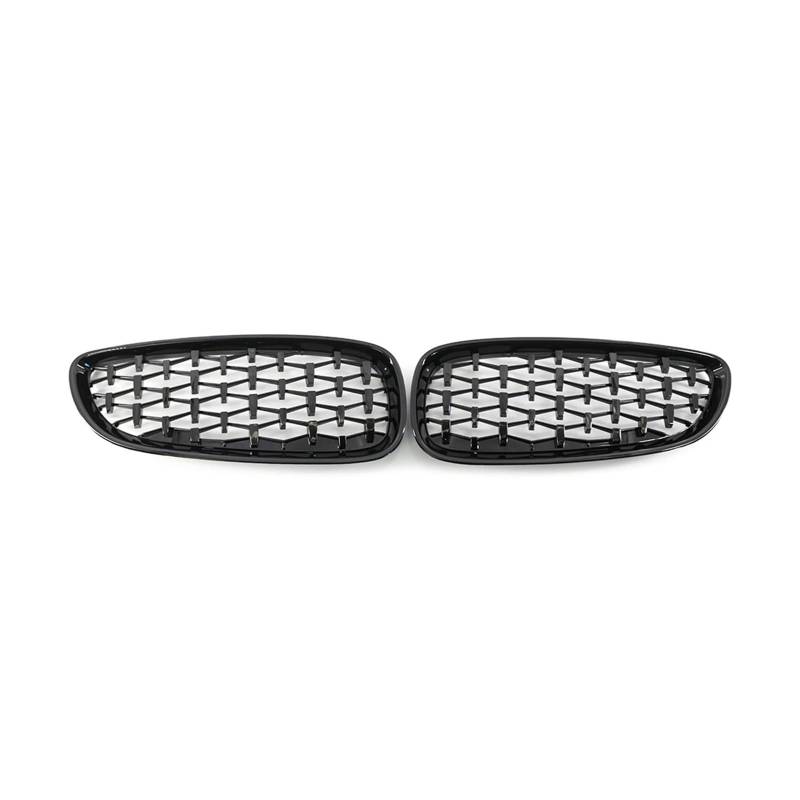Haubengrill 2 Stücke Für Z4 E89 2009-2016 Auto Front Nierengitter Gitter Diamant Meteor Stil Glanz Schwarz Grill Vorne Haube Kühlergrill von DPEDFVXVMR