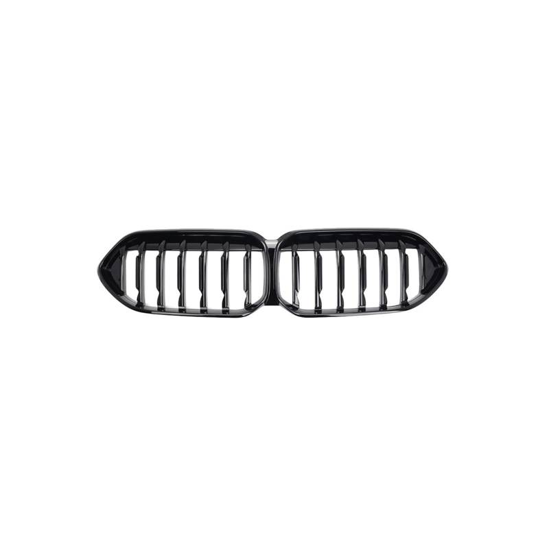 Haubengrill 2Pcs Für 2 Serie F44 2021 + Front Niere Stoßstange Grill ABS Kunststoff Dual Lamellen Glänzend Schwarz Vorne Haube Kühlergrill(Single line) von DPEDFVXVMR