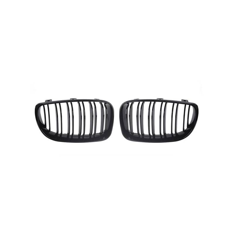 Haubengrill 2Pcs Für E81 E87 E82 E88 128i 130i 135i 2008-2013 Auto Vorderen Stoßfänger Nierengrill Racing Grill Vorne Haube Kühlergrill von DPEDFVXVMR