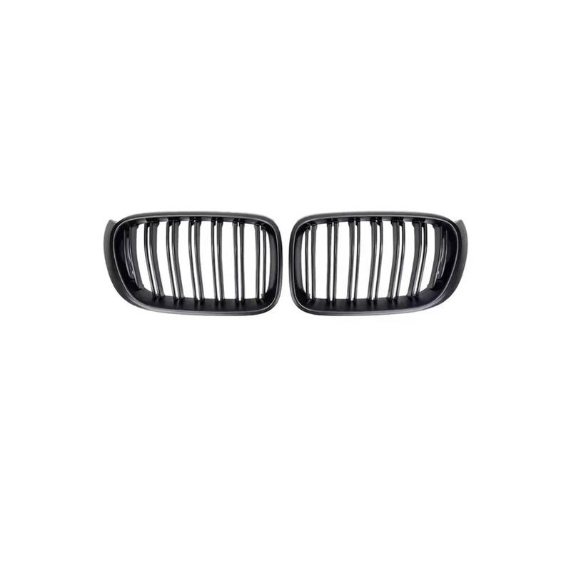 Haubengrill 2Pcs Für X3 F25 Für X4 F26 2014-2017 Auto Front Niere Kühlergrill Diamanten Front Stoßstange Grille Vorne Haube Kühlergrill(D Matte Black) von DPEDFVXVMR