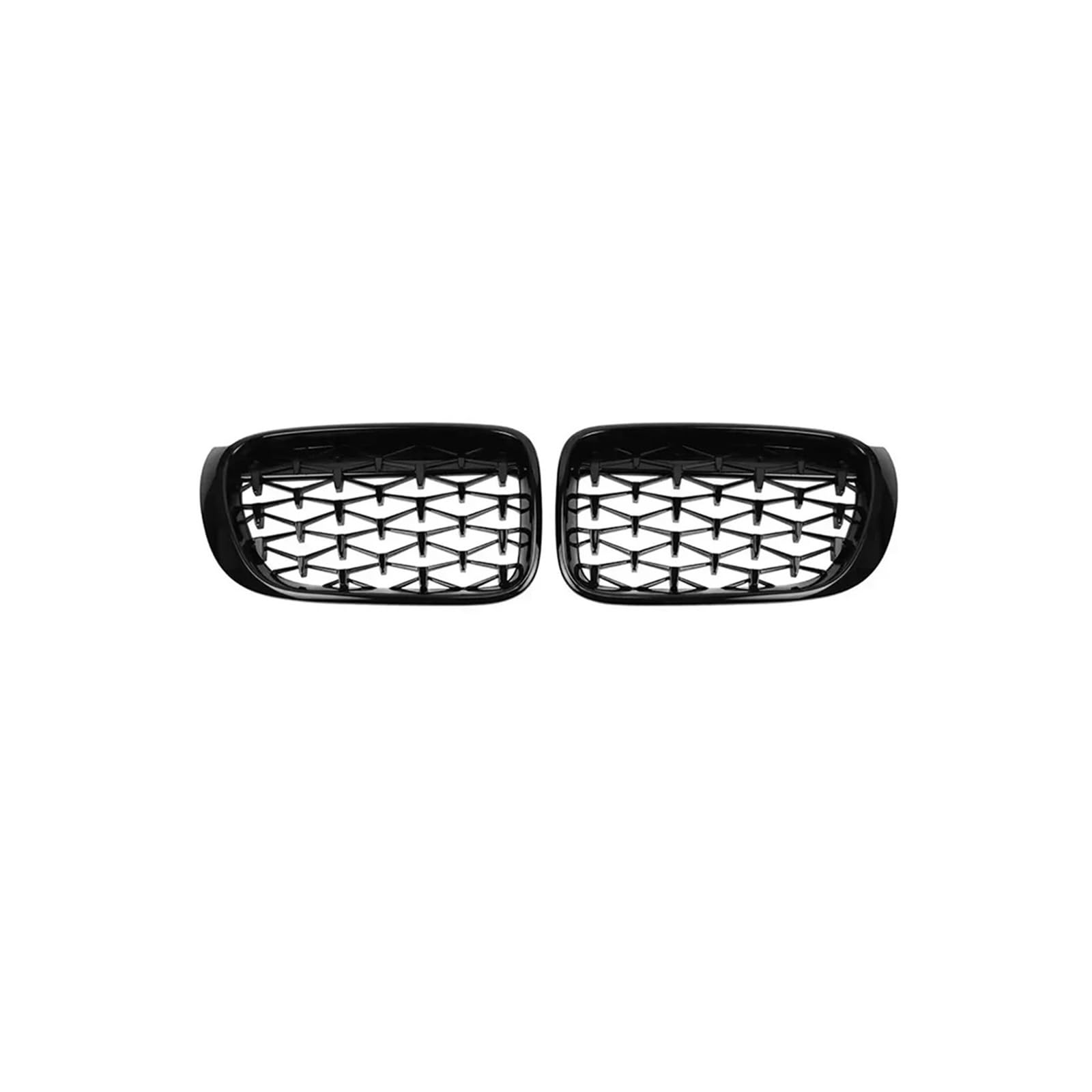 Haubengrill 2Pcs Für X3 F25 Für X4 F26 2014-2017 Auto Front Niere Kühlergrill Diamanten Front Stoßstange Grille Vorne Haube Kühlergrill(M Glossy Black) von DPEDFVXVMR