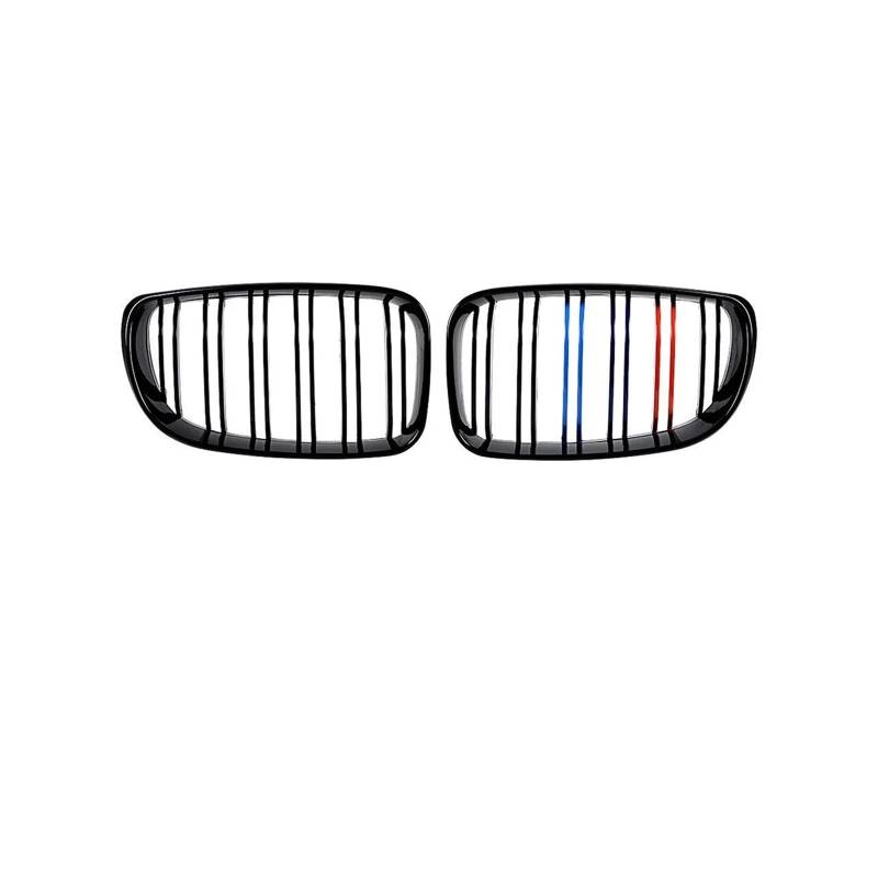 Haubengrill Für 1Serie E81 E87 2007-2011 Nierengrill Racing Frontstoßstangengitter Vorne Haube Kühlergrill(Double-1-Color) von DPEDFVXVMR