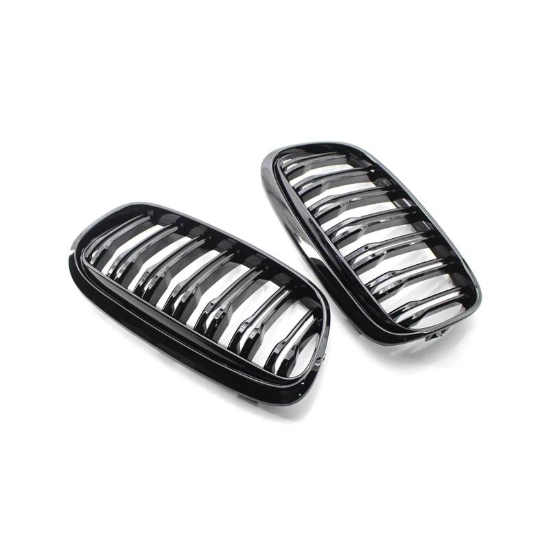 Haubengrill Für 2Serie F45 F46 2014-2017 Auto Frontgrill Mesh Schwarz Frontstoßstangengrill Vorne Haube Kühlergrill von DPEDFVXVMR
