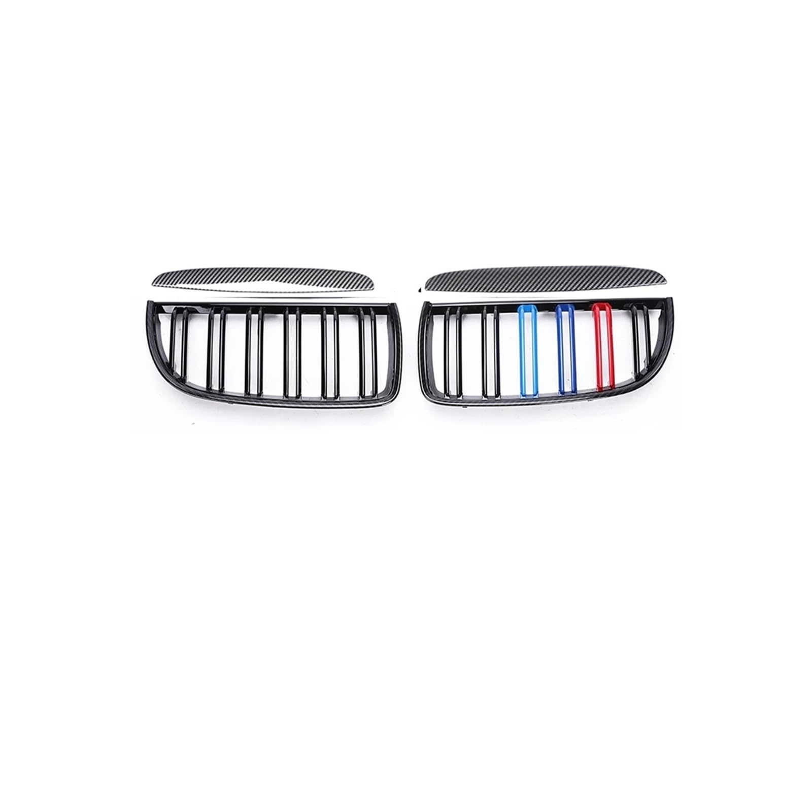 Haubengrill Für 3Serie E90 E91 2005-2012 Auto Frontstoßstange Kindly Grille Schwarz Racing Grill Carbon Fiber Vorne Haube Kühlergrill(Carbon 3 05-08) von DPEDFVXVMR