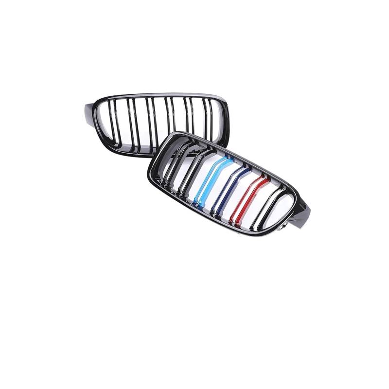 Haubengrill Für 3Serie F30 F31 F35 2012-2019 Frontstoßstangengrill Renngrill Nierengrill Aus Kohlefaser Vorne Haube Kühlergrill(Dual 3 Color) von DPEDFVXVMR