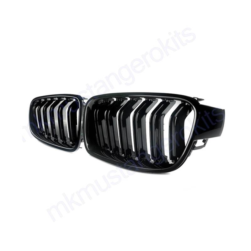 Haubengrill Für 3Serie F30 F31 F35 320i 325i 328i 2012-2018 Schwarz Glänzender Kühlergrill Racing Front Sport Grill Vorne Haube Kühlergrill von DPEDFVXVMR